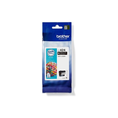 Brother LC424BK - Cartouche d'encre transparente - Noir