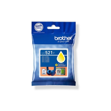 Brother LC521Y Cartouche d'encre originale - Jaune
