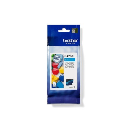Brother LC426XLC - Cartouche d'encre XL transparente et durable - cyan