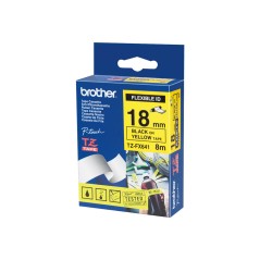 Brother TZE-FX641 ruban d'étiquette Noir sur jaune TZ