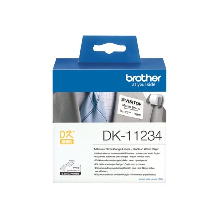 Brother DK-11234 étiquette à imprimer Blanc Imprimante d'étiquette