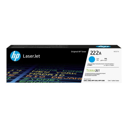 HP 222A - cyan - original - LaserJet - cartouche de toner