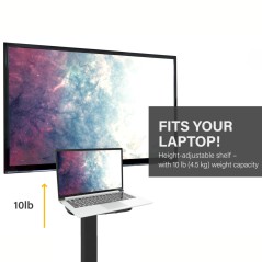 Chief RFCUB montage des affichages de messages 2,18 m (86") Noir