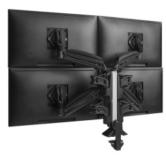 Chief KX Low-Profile Quad Monitor Arms 76,2 cm (30") Bureau Noir