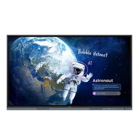 BenQ RM7505 tableau blanc interactif 190,5 cm (75") 3840 x 2160 pixels Écran tactile Noir