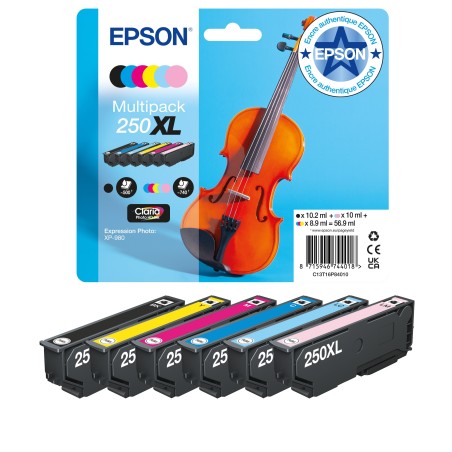 Epson Multipack d’encres 6 couleurs Claria Photo HD 250XL Violon