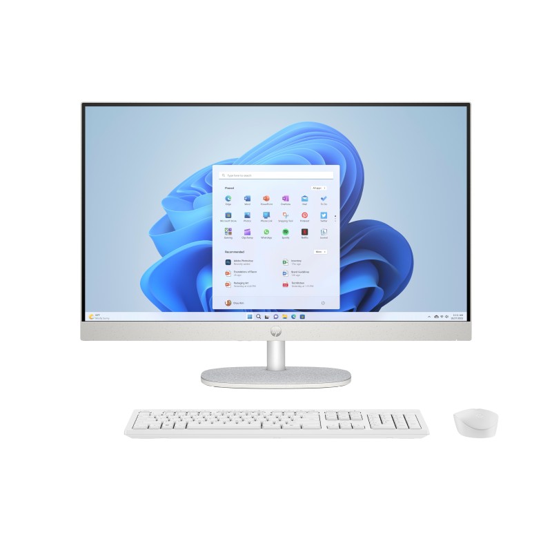 HP 27 inch All-in-One 27-cr0081nf PC Intel® Core™ i5 i5-1335U 68,6 cm (27") 1920 x 1080 pixels 8 Go DDR4-SDRAM 512 Go SSD