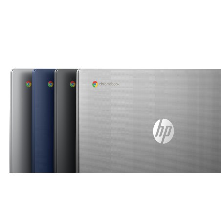 HP Chromebook 14a-nm0000nfx MediaTek 35,6 cm (14") HD 4 Go LPDDR5-SDRAM Wi-Fi 6 (802.11ax) ChromeOS Gris