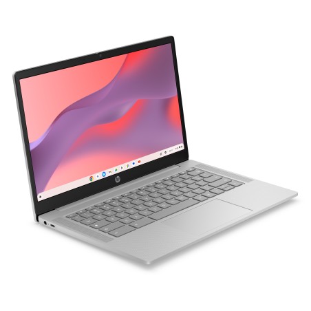 HP Chromebook 14a-nm0000nfx MediaTek 35,6 cm (14") HD 4 Go LPDDR5-SDRAM Wi-Fi 6 (802.11ax) ChromeOS Gris