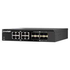 QNAP QSW-3216R-8S8T commutateur réseau Non-géré L2 10G Ethernet (100 1000 10000) Noir