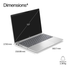 HP E48ZHET laptop Ordinateur portable 33,8 cm (13.3") Écran tactile WUXGA 16 Go DDR5-SDRAM 512 Go SSD Wi-Fi 6E (802.11ax)