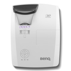BenQ MW855UST+ Projecteur à focale ultra courte 3500 ANSI lumens DLP WXGA (1280x800) Compatibilité 3D Noir, Blanc