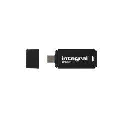 Integral Neon-C INFD128GBBLKC3.2 lecteur USB flash 128 Go USB Type-C 3.2 Gen 1 (3.1 Gen 1) Noir