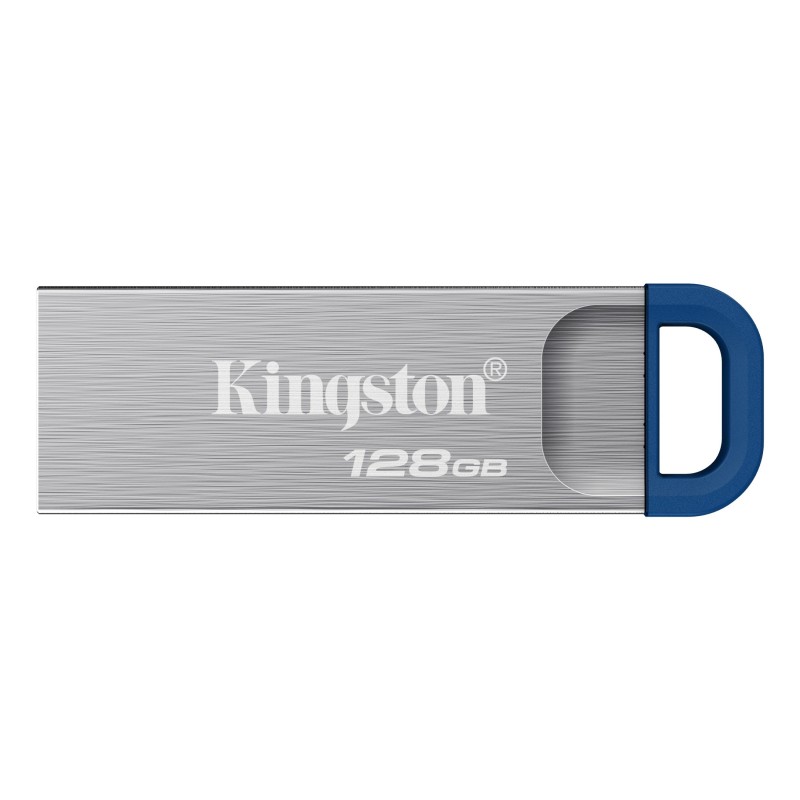 Kingston Technology DataTraveler 128 Go Kyson USB 3.2 Gen 1 en métal, jusqu'à 220 Mo/s