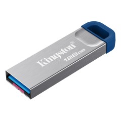 Kingston Technology DataTraveler 128 Go Kyson USB 3.2 Gen 1 en métal, jusqu'à 220 Mo s
