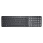 DELL Pro 7 Slim KB726 clavier maison/bureau RF sans fil + Bluetooth QWERTY US International Graphite