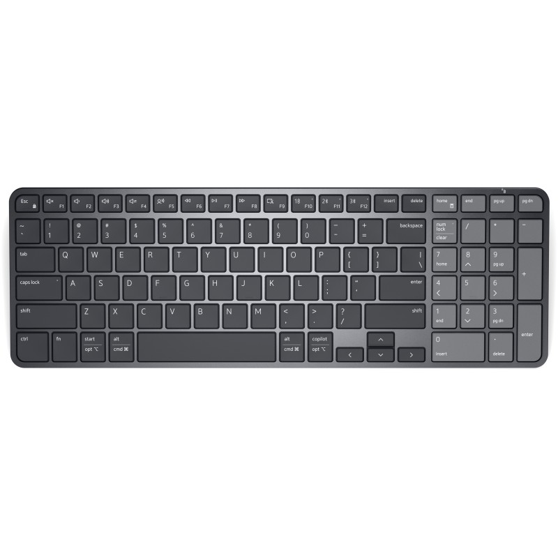 DELL Pro 7 KB746 clavier Universel RF sans fil + Bluetooth AZERTY Français Graphite DELL Pro 7 KB746 clavier Universel RF sans fil + Bluetooth AZERTY Français Graphite