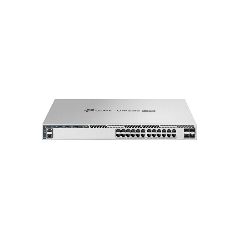 TP-Link S6500-24MPP4Y commutateur réseau Géré L3 2.5G Ethernet (100/1000/2500) Connexion Ethernet, supportant l'alimentation TP-Link S6500-24MPP4Y commutateur réseau Géré L3 2.5G Ethernet (100/1000/2500) Connexion Ethernet, supportant l'alimentation