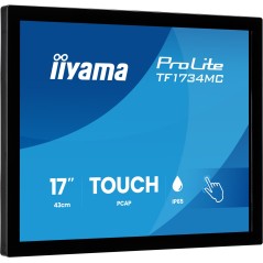 iiyama ProLite TF1734MC-B8X écran plat de PC 43,2 cm (17") 1280 x 1024 pixels SXGA LCD Écran tactile Table Noir