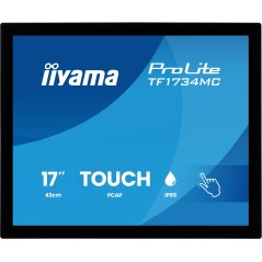 iiyama ProLite TF1734MC-B8X écran plat de PC 43,2 cm (17") 1280 x 1024 pixels SXGA LCD Écran tactile Table Noir