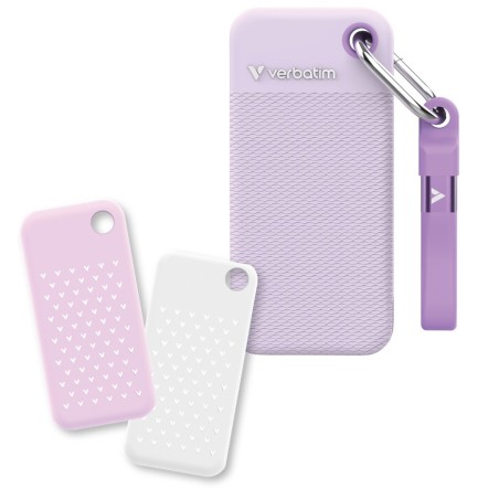 Verbatim 32437 lecteur à circuits intégrés externe 128 Go USB Type-C 3.2 Gen 2 (3.1 Gen 2) Blanc, Violet
