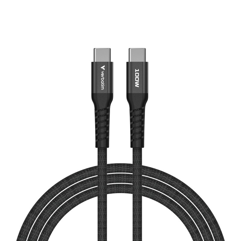 Verbatim 32410 câble USB USB 2.0 2 m USB C 0,48 Gbit/s 100 W Noir Verbatim 32410 câble USB USB 2.0 2 m USB C 0,48 Gbit/s 100 W Noir