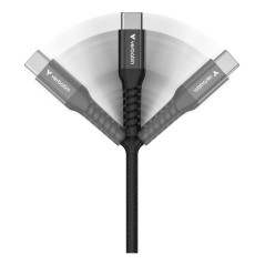 Verbatim 32410 câble USB USB 2.0 2 m USB C 0,48 Gbit s 100 W Noir