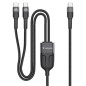 Verbatim 30279 câble USB USB 2.0 1,5 m USB C 2 x USB C 0,48 Gbit/s 100 W Gris Verbatim 30279 câble USB USB 2.0 1,5 m USB C 2 x USB C 0,48 Gbit/s 100 W Gris