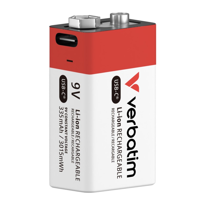 Verbatim 30251 pile domestique Batterie rechargeable 9V Lithium-Ion (Li-Ion) Verbatim 30251 pile domestique Batterie rechargeable 9V Lithium-Ion (Li-Ion)