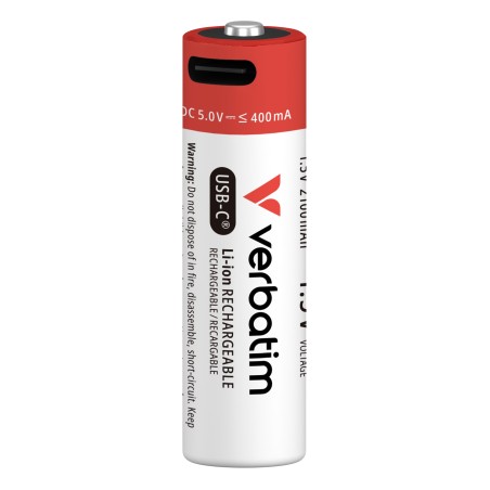 Verbatim 30249 pile domestique Batterie rechargeable AA Lithium-Ion (Li-Ion)
