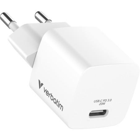 Verbatim 32396 chargeur d'appareils mobiles Universel Blanc Secteur Charge rapide Intérieure
