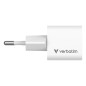 Verbatim 32395 chargeur d'appareils mobiles Universel Blanc Secteur Charge rapide Intérieure Verbatim 32395 chargeur d'appareils mobiles Universel Blanc Secteur Charge rapide Intérieure