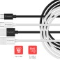 Verbatim 32393 câble USB USB 2.0 1 m USB A USB C 0,48 Gbit/s 18 W Noir, Blanc