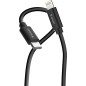 Verbatim 32392 câble Lightning 1 m Blanc, Noir