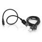 Verbatim 48875 câble USB USB 3.2 Gen 1 (3.1 Gen 1) 1 m Micro-USB A USB A Noir