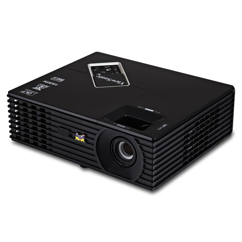 Viewsonic PJD5134 vidéo-projecteur Projecteur à focale standard 2800 ANSI lumens DLP SVGA (800x600) Compatibilité 3D Noir