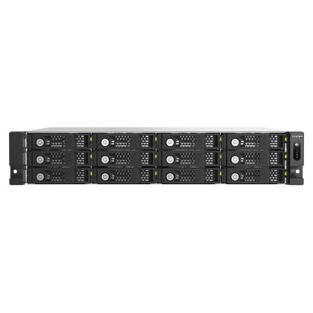 QNAP TL-R1210TC4-RP boîtier de disques 0 To Rack (2 U) Noir