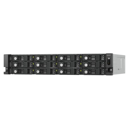 QNAP TL-R1210TC4-RP boîtier de disques 0 To Rack (2 U) Noir