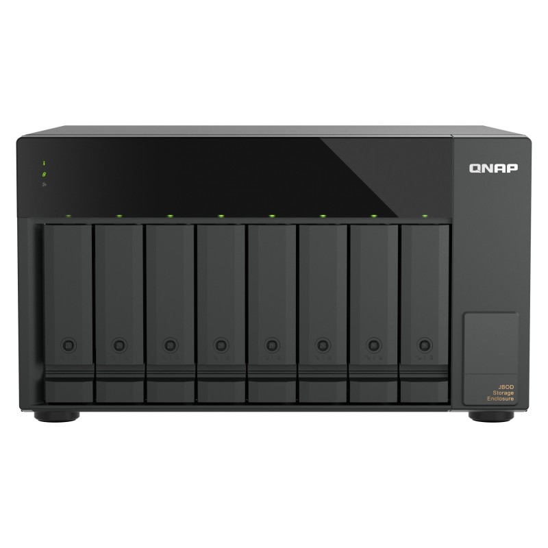 QNAP TL-D810TC4 boîtier de disques 0 To Bureau Noir QNAP TL-D810TC4 boîtier de disques 0 To Bureau Noir