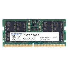 Integral IN5V16GCKRAX module de mémoire 16 Go 1 x 16 Go DDR5 6400 MT s 262-pin SO-DIMM