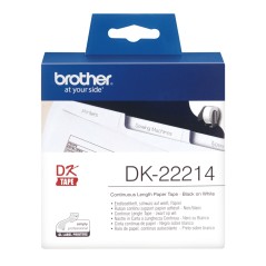 Label roll/white 12mmx30.48m f QL-series