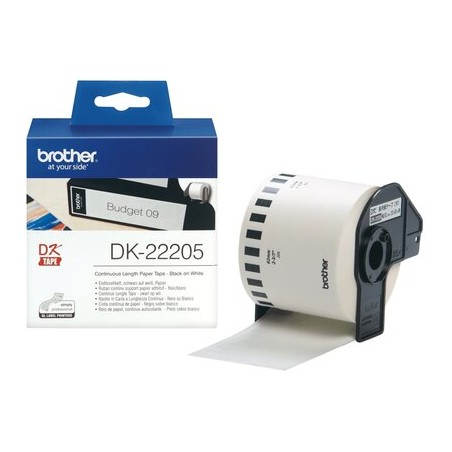 Label roll/white 62mmx30.48m f QL-series