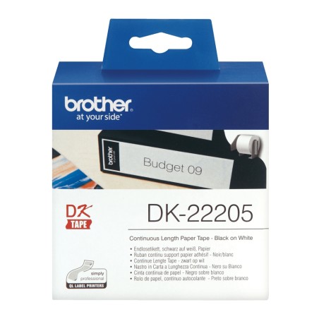 Label roll/white 62mmx30.48m f QL-series