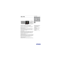 Epson EB-L770U 7000 ANSI lumens 3LCD WUXGA (1920x1200) Blanc