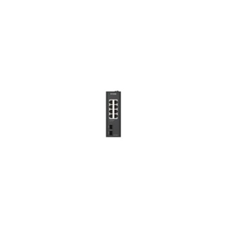 D-Link DIS-100G-10 commutateur réseau Non-géré L2 Gigabit Ethernet (10 100 1000) DIN rail Noir