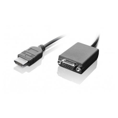 Lenovo HDMI / VGA 0,2 m Noir