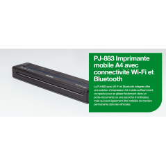 Brother PJ883 300 x 300 DPI Avec fil &sans fil Thermique Imprimante