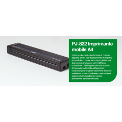 Brother PJ822 203 x 200 DPI Avec fil Thermique directe Imprimante