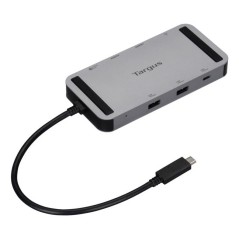Targus DOCK429GL station d'accueil Avec fil USB4 Argent