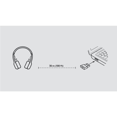 Zone Wireless BT Receiver GRAPHITE EMEA